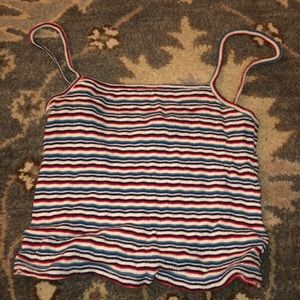 brandy melville stripped tank top